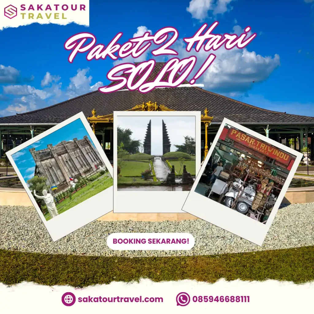 paket wisata 2 hari solo two days tour surakarta