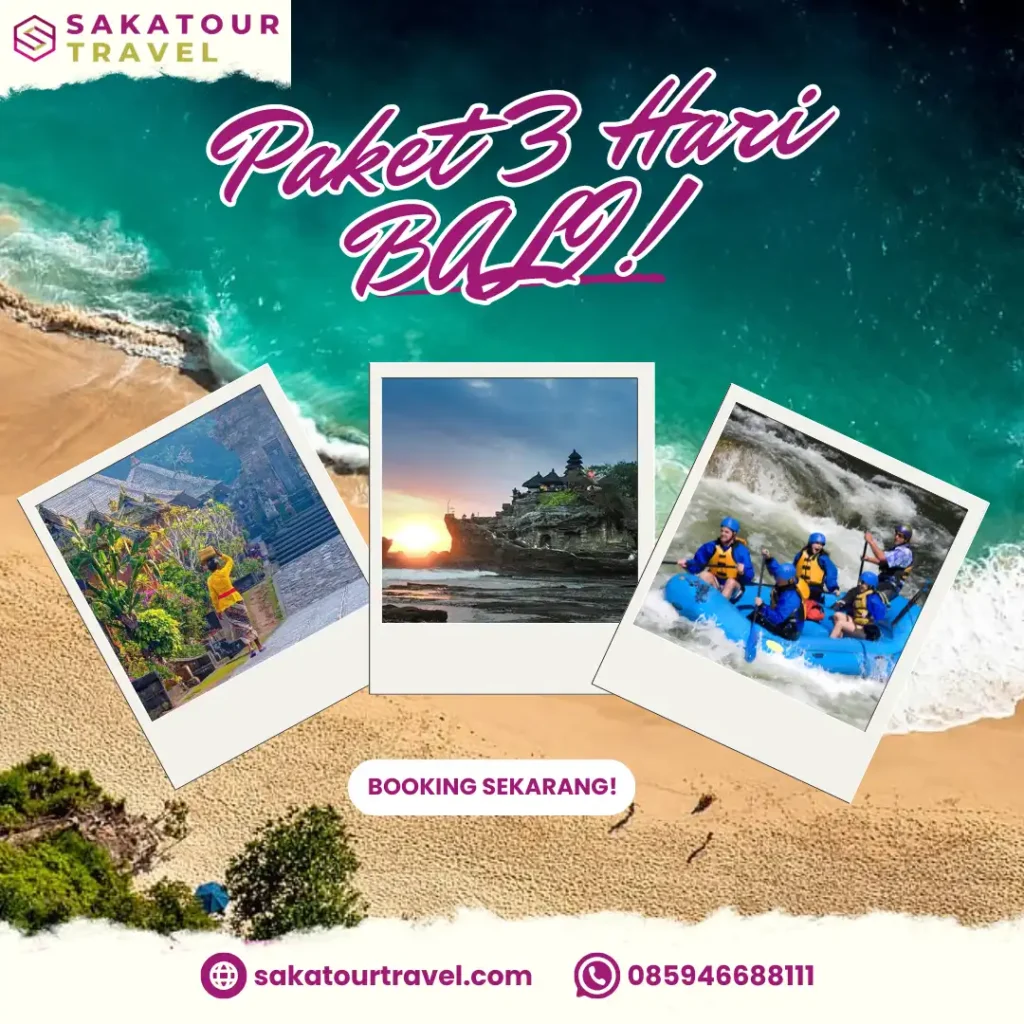 paket wisata 3 hari bali three days tour