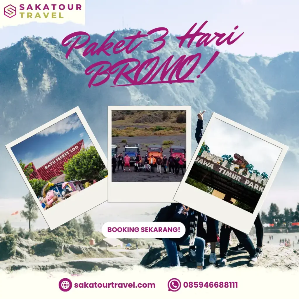 paket wisata 3 hari bromo three day tour bromo | Saka Tour Travel