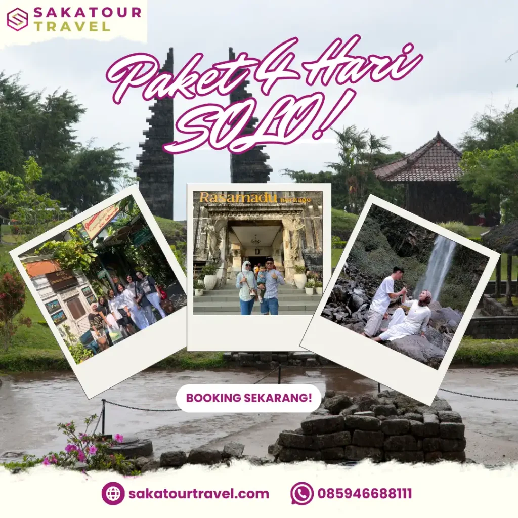 paket wisata 4 hari solo four days tour surakarta